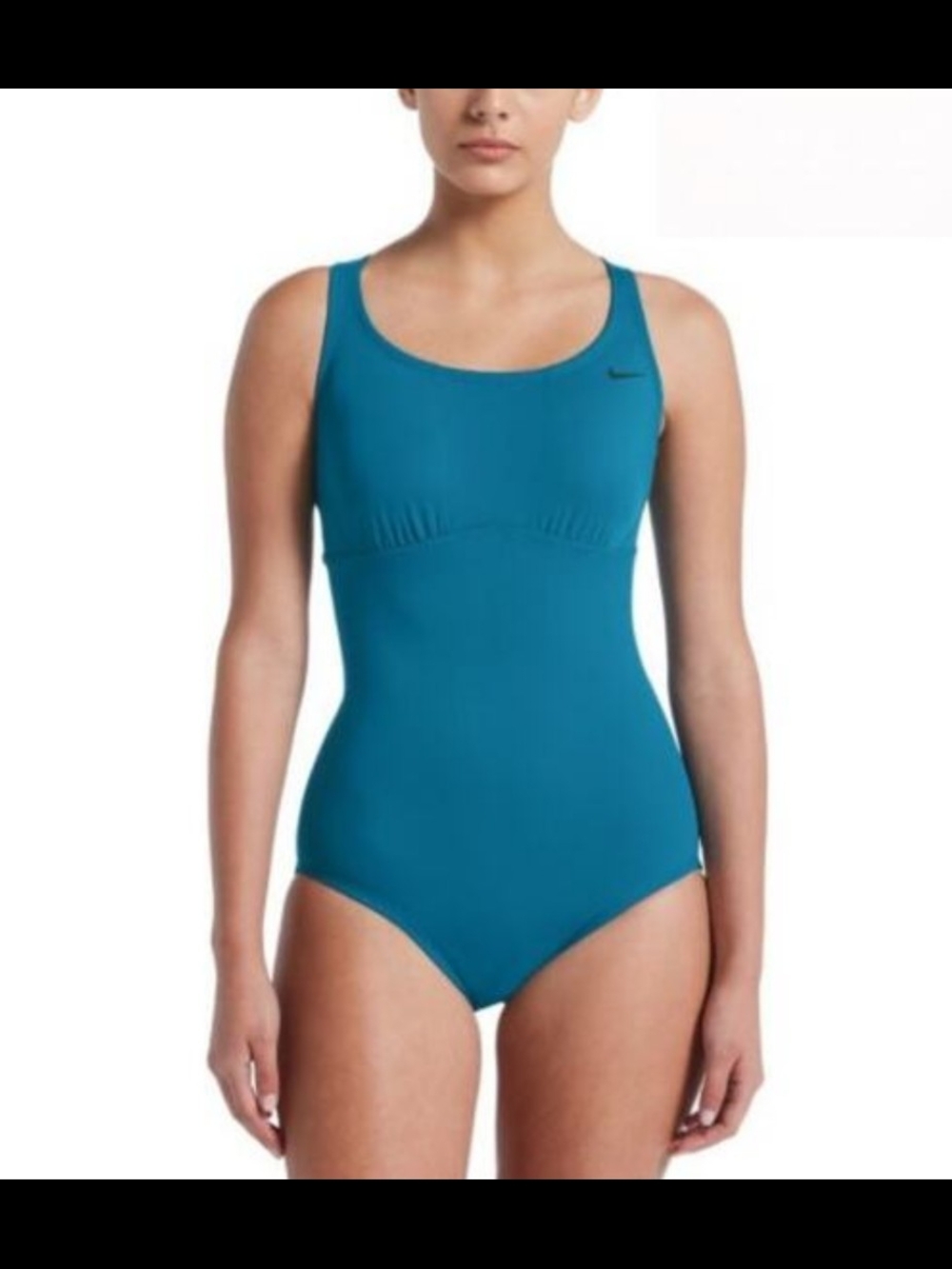 Nike Epic Trainer Racerback One-Piece Blue Swimsuit Women's Size M